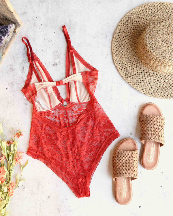 Free People - No Trace Bodysuit in Copper