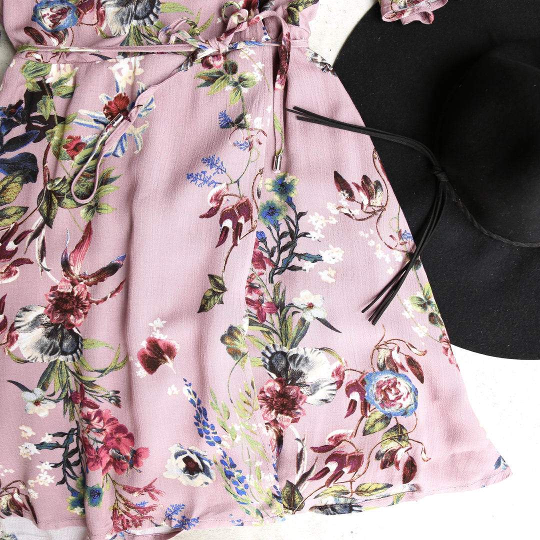 Blu Pepper - Floral Print Dress in Purple Shop Hearts Blu Pepper - Floral Print Dress in Purple Shop Hearts