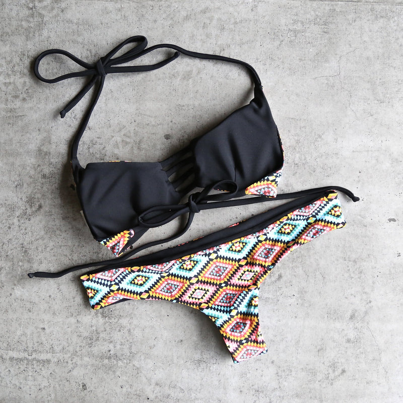Khongboon Swimwear - Kotor Handmade Triangle Brazilian Cut Bikini