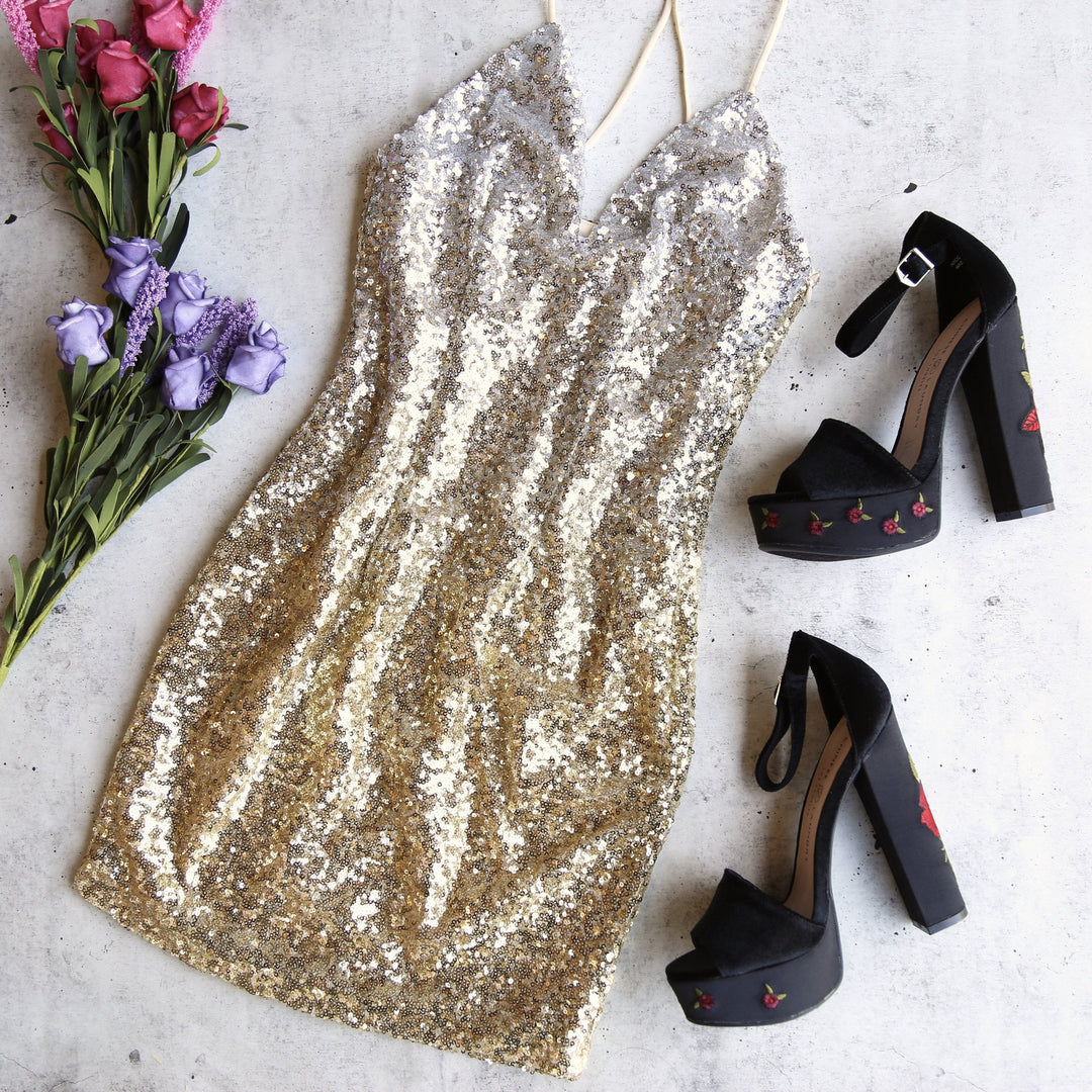 Golden Hour Ombre Sequin Bodycon Dress Shop Hearts Golden Hour Ombre Sequin Bodycon Dress Shop Hearts