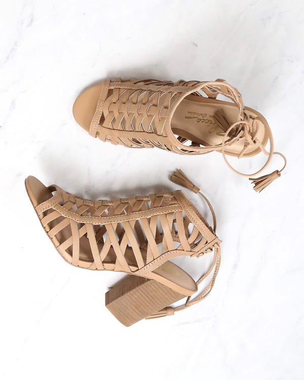 Sbicca - Geovana Women Cage Sandal in Tan