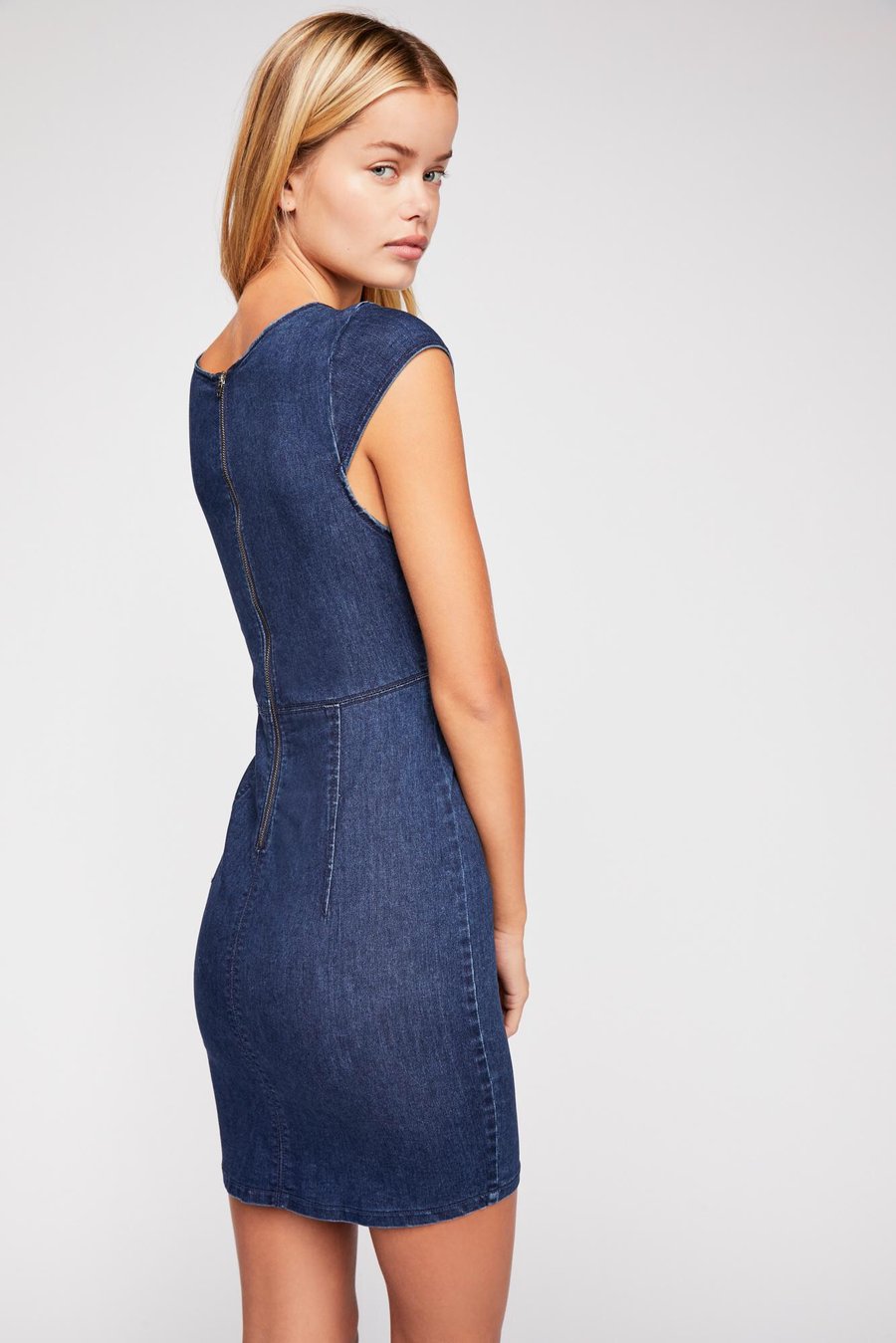 denim dress free people Free People