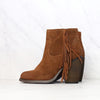 Sbicca - Marimba Suede Ankle Boots with Fringe in Tan