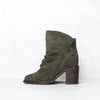 Sbicca - Millie Women's Suede Leather Booties in Green