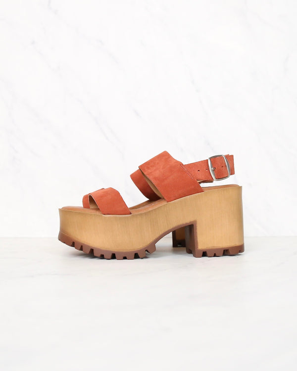 Musse & Cloud - Danna Platform Sandals in Tej