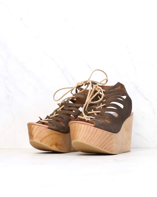Musse & Cloud - Oneka Leather Lace Up Sandals