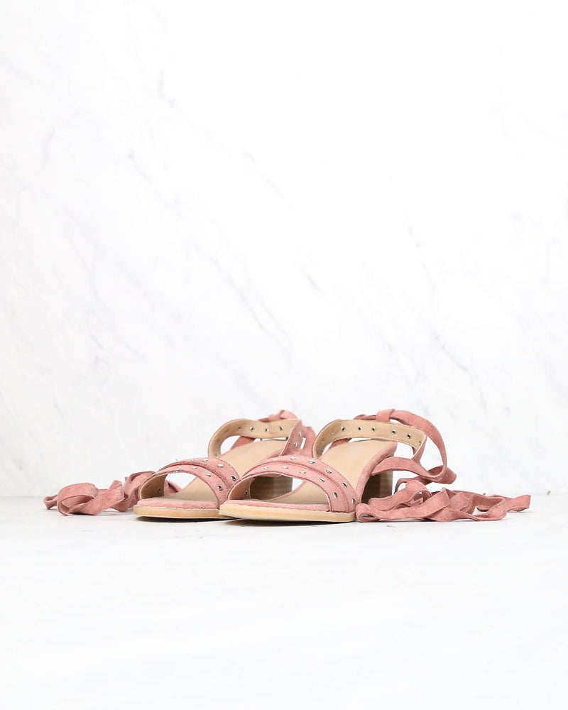 Miracle Miles - City Chic Wrap Suede Sandals in More Colors