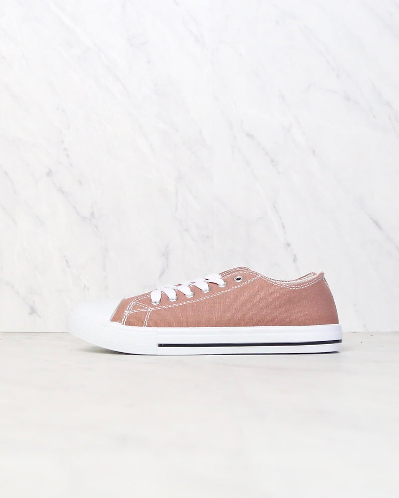 Canvas Low Top Sneakers - More Colors