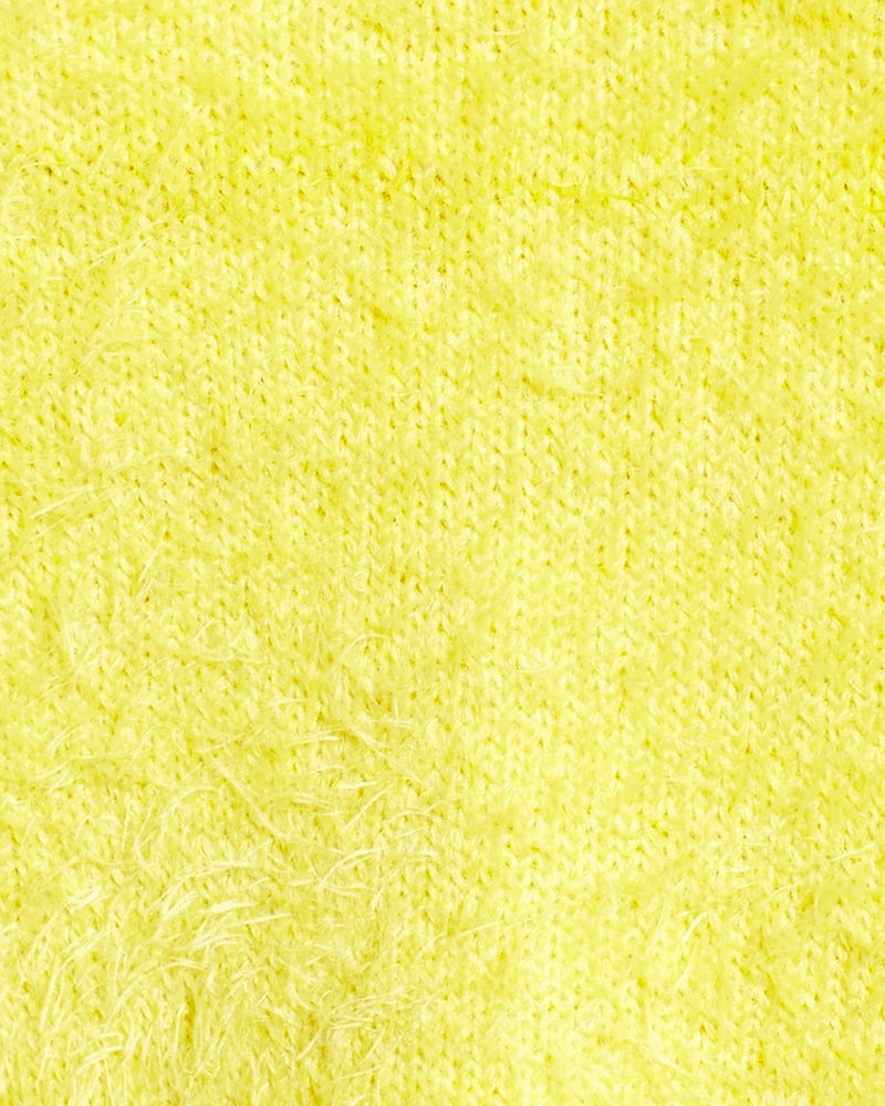 Final Sale - Somedays Lovin - Clover Fields Knitted Fuzzy Jumper/Sweater in Marigold