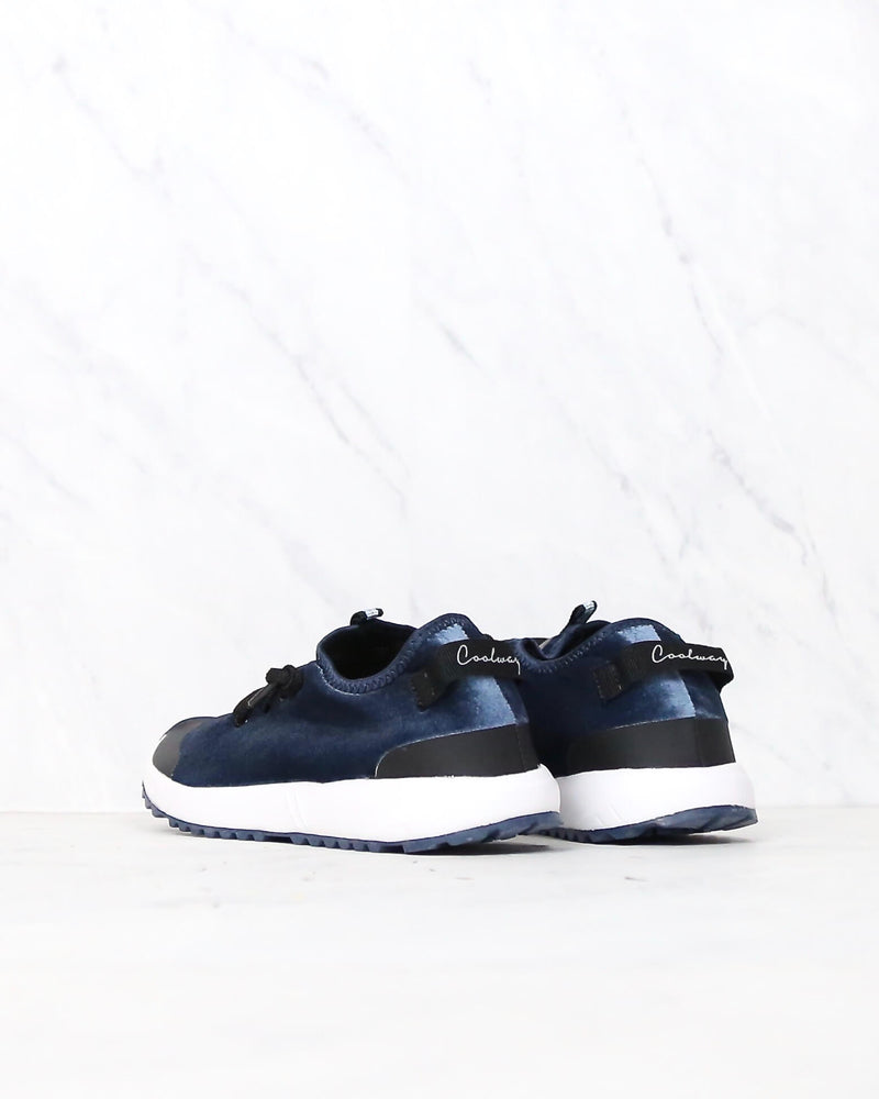 Coolway - Tahali Fit Women's Velvet Blue Sneakers