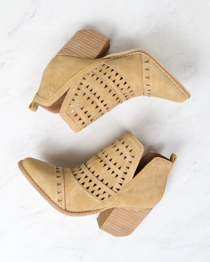 Spring Valley Cut Out Ankle Booties in More Colors