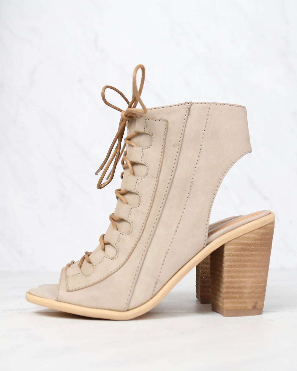 Very Volatile Dapper Taupe Heeled Sandals – Shop Hearts